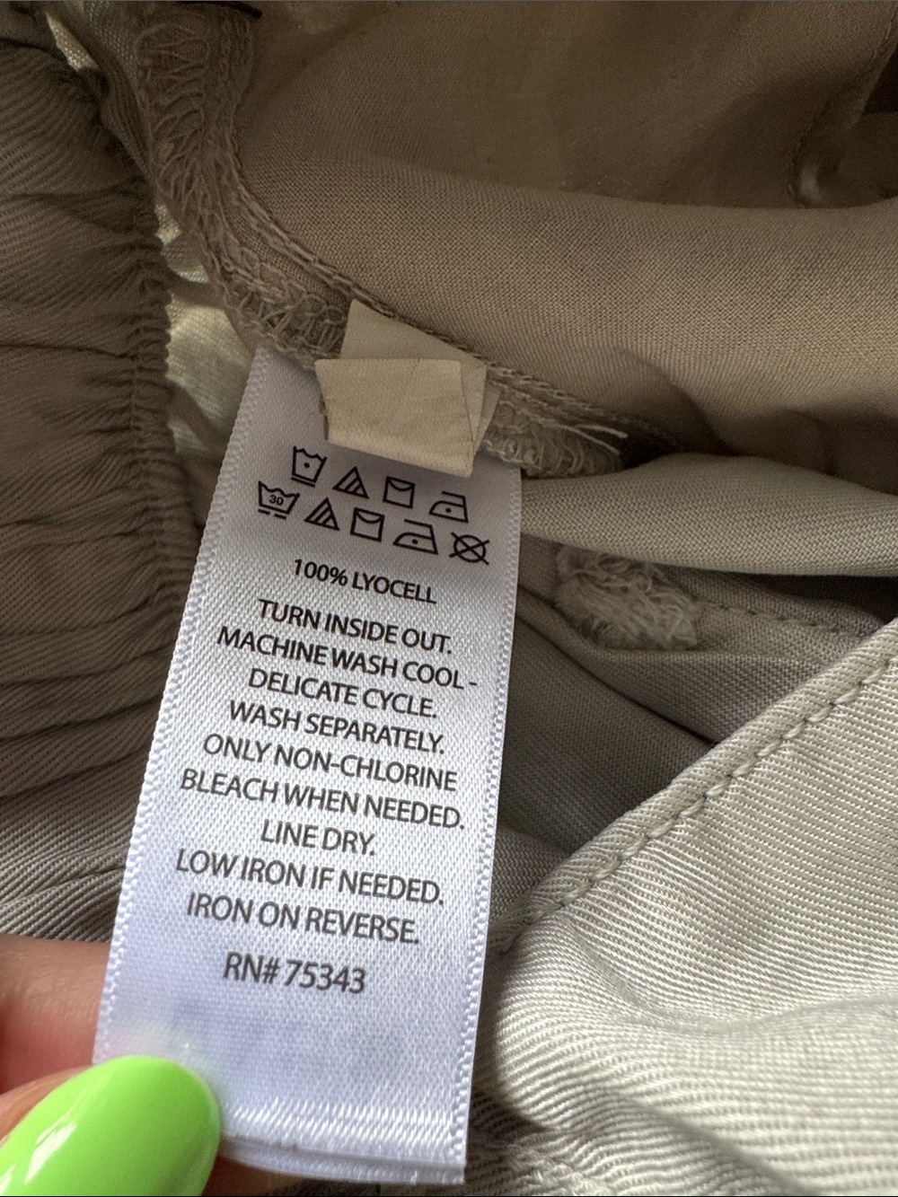 Joie Wide Leg Pants in Light Gray - Picture 6 of 6